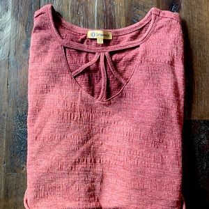 Democracy Purple Rust Half Sleeve Shirt